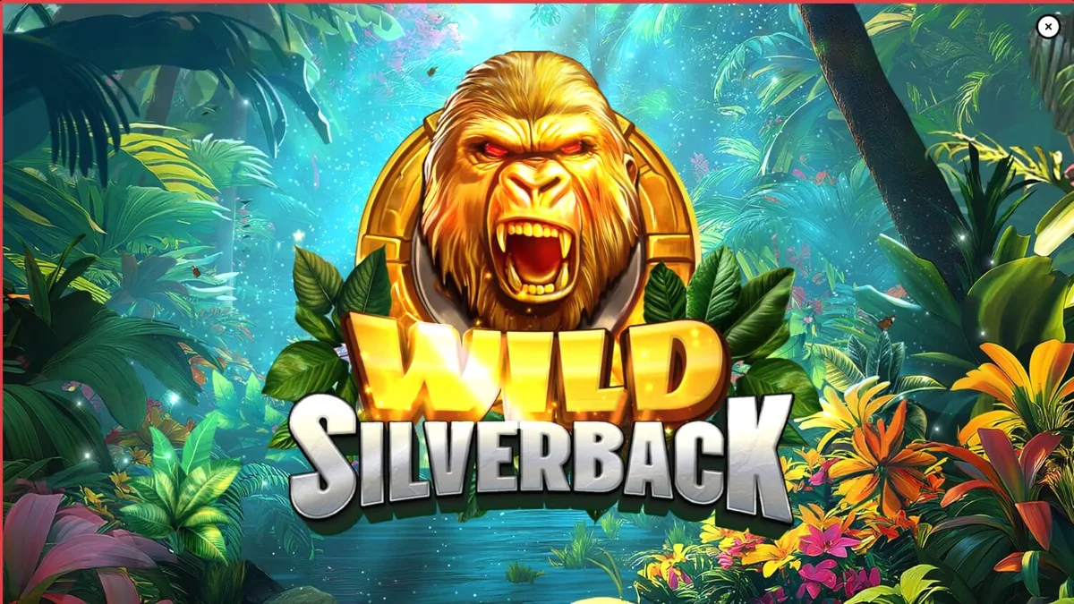 Wild Silverback سلاٹ کا مرکزی کردار گوریلا اور جنگل کا پس منظر